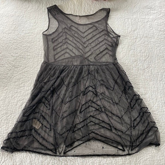 Free People Embellished Beaded Mini Slip Dress - Picture 8 of 10